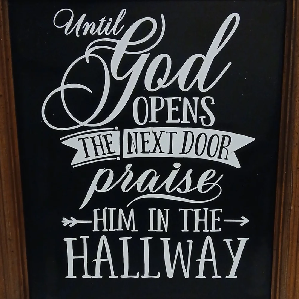 Inspirational Black and Brown Wall Decor